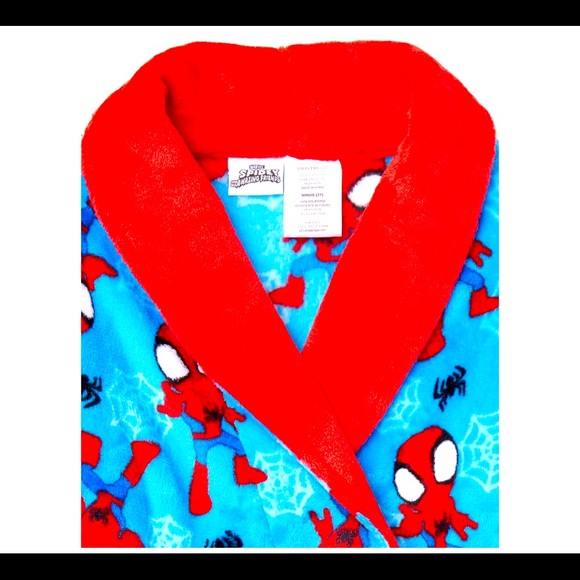•New Spider-Man Robe ~ Boys Size: 5T• - Picture 2 of 2
